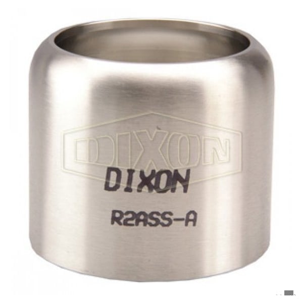 520-H Ferrule, 2 ID x 2-47/64 to 2-50/64 OD in Nominal, Hose, 2-5/32 in L, 304 SS, Domestic